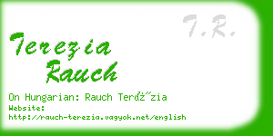 terezia rauch business card